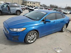 Salvage cars for sale at Wilmer, TX auction: 2020 Ford Fusion SE