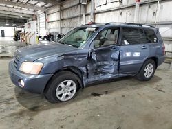 Salvage cars for sale from Copart Woodburn, OR: 2003 Toyota Highlander Limited