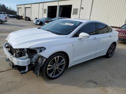 Salvage cars for sale at Gaston, SC auction: 2020 Ford Fusion Titanium