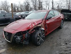 Nissan salvage cars for sale: 2021 Nissan Altima SR