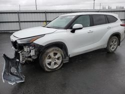 Toyota Highlander l salvage cars for sale: 2023 Toyota Highlander L