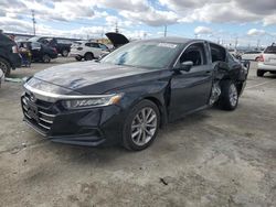 Honda Accord LX salvage cars for sale: 2021 Honda Accord LX