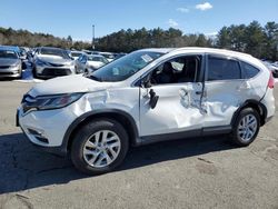 Salvage cars for sale at Exeter, RI auction: 2016 Honda CR-V EXL