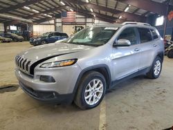 Salvage cars for sale at East Granby, CT auction: 2016 Jeep Cherokee Latitude