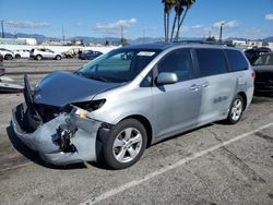 Salvage cars for sale from Copart Van Nuys, CA: 2011 Toyota Sienna LE