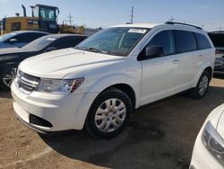 Salvage cars for sale at Chicago Heights, IL auction: 2020 Dodge Journey SE