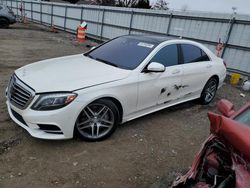 Mercedes-Benz s-Class salvage cars for sale: 2015 Mercedes-Benz S 550 4matic