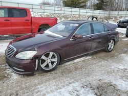 Salvage cars for sale at Davison, MI auction: 2010 Mercedes-Benz S 550 4matic