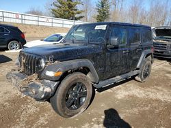 Vehiculos salvage en venta de Copart Davison, MI: 2022 Jeep Wrangler Unlimited Sport