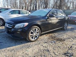 Salvage cars for sale at Candia, NH auction: 2016 Mercedes-Benz C 300 4matic