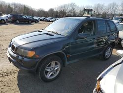 Salvage cars for sale at North Billerica, MA auction: 2003 BMW X5 3.0I