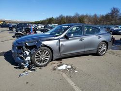 Infiniti Q50 Luxe salvage cars for sale: 2019 Infiniti Q50 Luxe