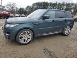 Salvage cars for sale at North Billerica, MA auction: 2016 Land Rover Range Rover Sport SE