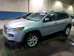 Salvage cars for sale from Copart Woodhaven, MI: 2018 Jeep Cherokee Latitude