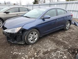 Salvage cars for sale at Bowmanville, ON auction: 2019 Hyundai Elantra SEL