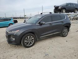 Salvage cars for sale from Copart Haslet, TX: 2020 Hyundai Santa FE Limited