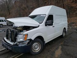 Salvage trucks for sale at Marlboro, NY auction: 2017 Nissan NV 2500 S