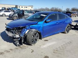 Salvage cars for sale at Wilmer, TX auction: 2019 Honda Civic Sport