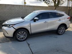 Salvage cars for sale from Copart Rancho Cucamonga, CA: 2022 Toyota Venza LE