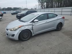 Salvage cars for sale from Copart Dunn, NC: 2012 Hyundai Elantra GLS