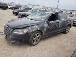 Salvage cars for sale from Copart Temple, TX: 2012 Volkswagen Passat SE