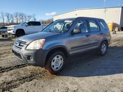 Salvage cars for sale at Spartanburg, SC auction: 2006 Honda CR-V LX