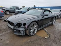 Salvage cars for sale at Woodhaven, MI auction: 2023 Bentley Continental GT Speed