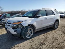 Salvage cars for sale from Copart Des Moines, IA: 2013 Ford Explorer Limited