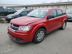 Salvage cars for sale from Copart Louisville, KY: 2014 Dodge Journey SE