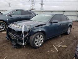 Salvage cars for sale at Elgin, IL auction: 2010 Audi A4 Premium
