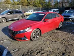 Hyundai salvage cars for sale: 2022 Hyundai Elantra Limited