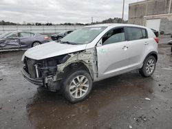 KIA Sportage salvage cars for sale: 2016 KIA Sportage LX