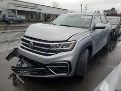 Salvage cars for sale from Copart New Britain, CT: 2022 Volkswagen Atlas Cross Sport SEL R-Line