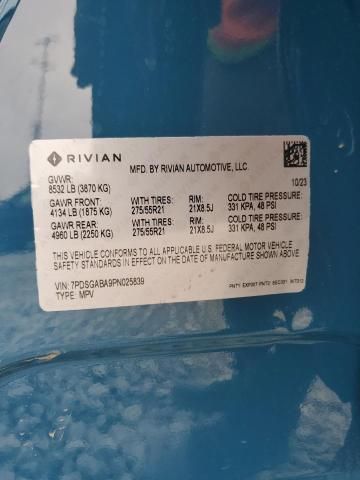 2023 Rivian R1S Adventure