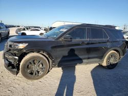 Salvage cars for sale from Copart Haslet, TX: 2022 Ford Explorer XLT