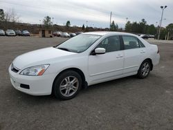 Salvage cars for sale at Gaston, SC auction: 2006 Honda Accord EX