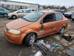 Salvage cars for sale from Copart Pennsburg, PA: 2006 Chevrolet Aveo LT