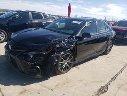 Salvage cars for sale from Copart Grand Prairie, TX: 2021 Toyota Camry SE