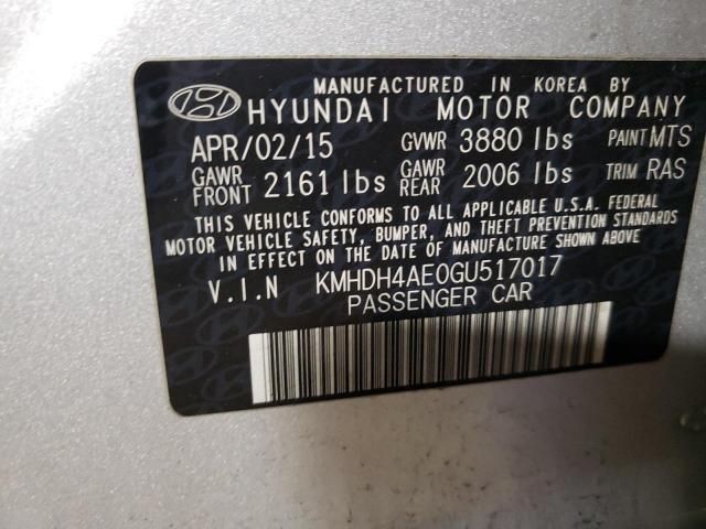 2016 Hyundai Elantra SE