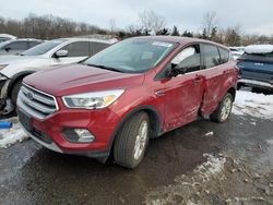 Salvage cars for sale from Copart New Britain, CT: 2017 Ford Escape SE
