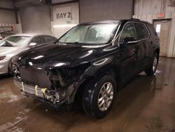 Salvage cars for sale from Copart Elgin, IL: 2018 Chevrolet Traverse LT
