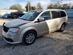 Salvage cars for sale from Copart Midway, FL: 2014 Dodge Grand Caravan SXT