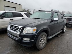 Salvage cars for sale from Copart Woodburn, OR: 2008 Ford Explorer Sport Trac Limited