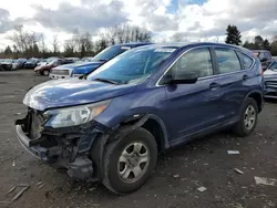 Salvage cars for sale from Copart Portland, OR: 2013 Honda CR-V LX
