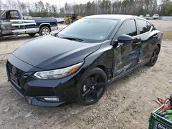 Salvage cars for sale at Charles City, VA auction: 2022 Nissan Sentra SR