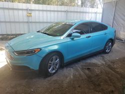 Salvage cars for sale from Copart Midway, FL: 2018 Ford Fusion SE