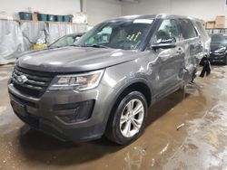 Salvage cars for sale at Elgin, IL auction: 2016 Ford Explorer Police Interceptor