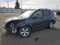 Salvage cars for sale at Ham Lake, MN auction: 2014 Subaru Forester 2.5I Premium