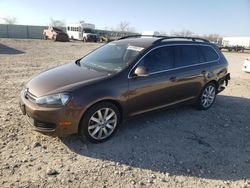 Salvage cars for sale from Copart Kansas City, KS: 2012 Volkswagen Jetta TDI