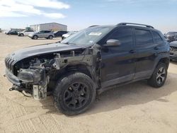 Salvage cars for sale at Amarillo, TX auction: 2017 Jeep Cherokee Trailhawk